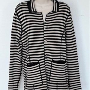 *Bylyse Spenard Sand Black Reversible Sweater